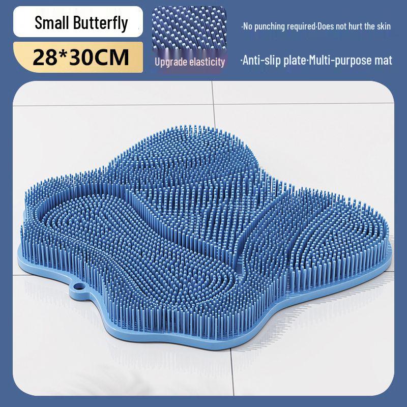 Wall-Mounted Bath Scrubber: Hands-Free Back & Foot Cleaning Brush with Suction Cup.
Wall-Mounted Bath Scrubber: Hands-Free Back & Foot Cleaning Brush with Suction Cup.