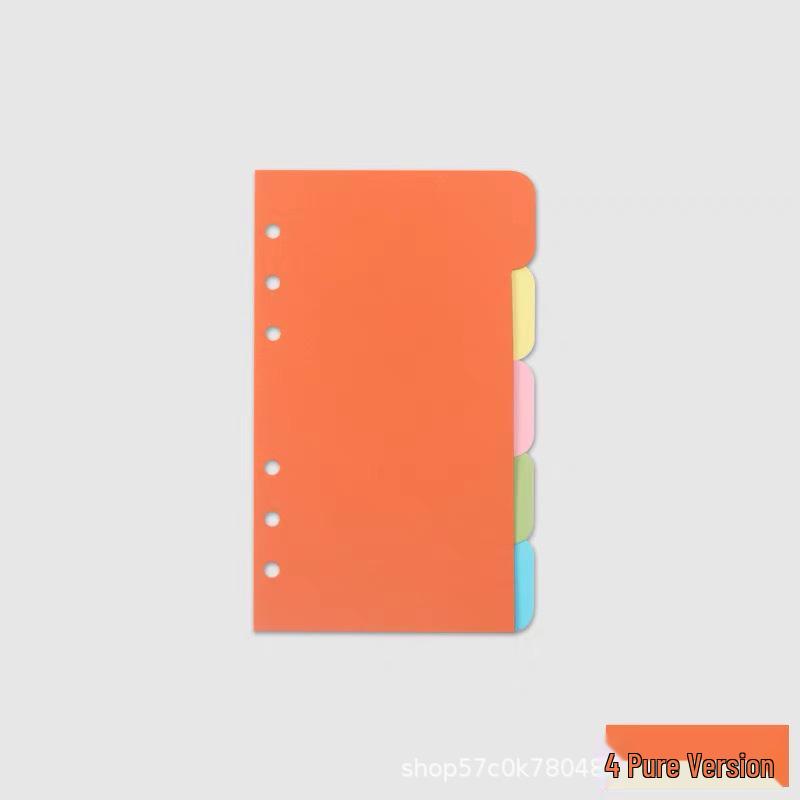 A5/A6 6-Hole Loose-Leaf Color Paper Dividers & B5 9-Hole Planner Index Refills
A5/A6 6-Hole Loose-Leaf Color Paper Dividers & B5 9-Hole Planner Index Refills
