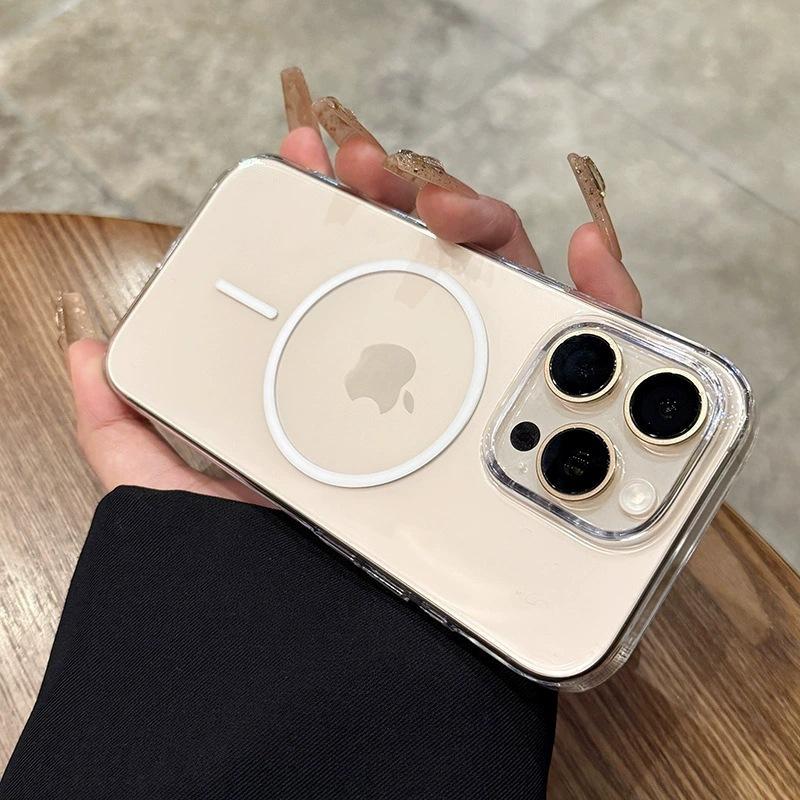 Transparent Fine Ring Magnetic Case Suitable for Apple 16pm High-end Feel Transparent Hard Shell 15 Simple 14 Full Cover Protective Case 12 Apple 16Plus
Transparent Fine Ring Magnetic Case Suitable for Apple 16pm High-end Feel Transparent Hard Shell 15 Simple 14 Full Cover Protective Case 12 Apple 16Plus