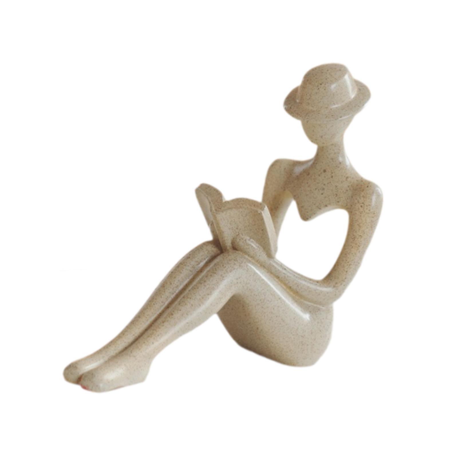 Statue of a Reading Girl, Resin Figurine, Birthday Gift for Home Decoration, сірий колір
Statue of a Reading Girl, Resin Figurine, Birthday Gift for Home Decoration, сірий колір