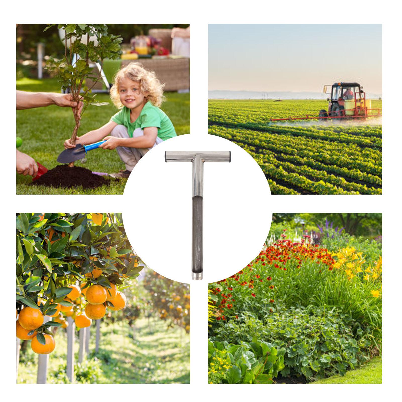 Soil Sampler Probe with T Handle Stainless Steel Soil Probe Rod Soil Test Set with 2 Sample Bags for Plant Care Garden Farm
Soil Sampler Probe with T Handle Stainless Steel Soil Probe Rod Soil Test Set with 2 Sample Bags for Plant Care Garden Farm