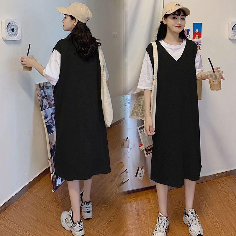 Очень большой размер 150,00 кг Платье-обманка из двух частей 2023 Лето Новое поступление Большой размер Женское Свободное Скрывающее живот Приталенное Платье для беременных Black XL
Очень большой размер 150,00 кг Платье-обманка из двух частей 2023 Лето Новое поступление Большой размер Женское Свободное Скрывающее живот Приталенное Платье для беременных Black XL