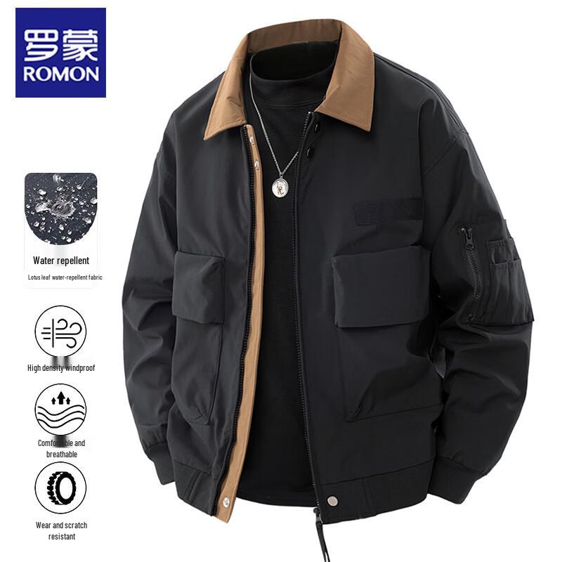 ROMON Men s Casual Lapel Waterproof Jacket 2XL
ROMON Men s Casual Lapel Waterproof Jacket 2XL