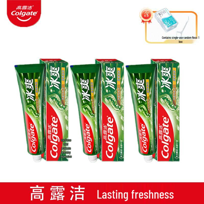 Colgate Ice Cool Longjing Tea Toothpaste with Floss (3 x 120g)
Colgate Ice Cool Longjing Tea Toothpaste with Floss (3 x 120g)