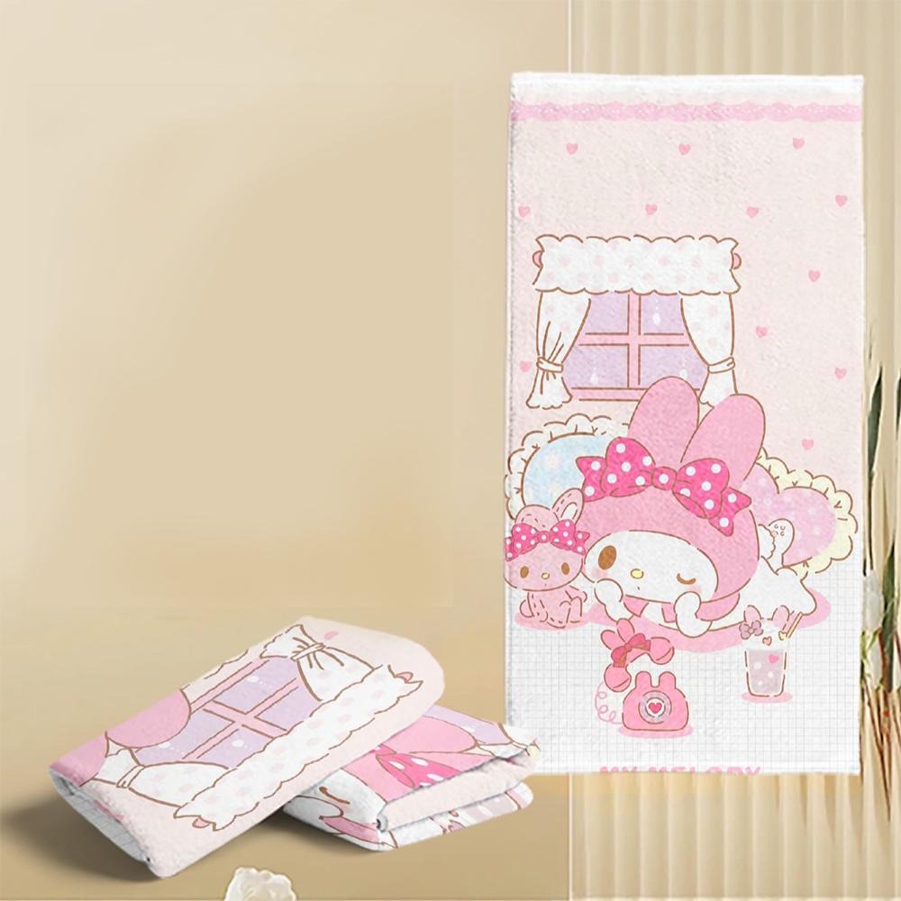 Sanrio children s cartoon cute large towel for face-washing and bathing, soft for home use, suitable for dormitory, bath towel W30*H60(CM)
Sanrio children s cartoon cute large towel for face-washing and bathing, soft for home use, suitable for dormitory, bath towel W30*H60(CM)