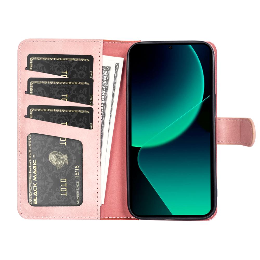 For Xiaomi 13T/13T Pro Dual-color Splicing Phone Case PU Leather+TPU Wallet Stand Shock-absorbing Cover Pink
For Xiaomi 13T/13T Pro Dual-color Splicing Phone Case PU Leather+TPU Wallet Stand Shock-absorbing Cover Pink