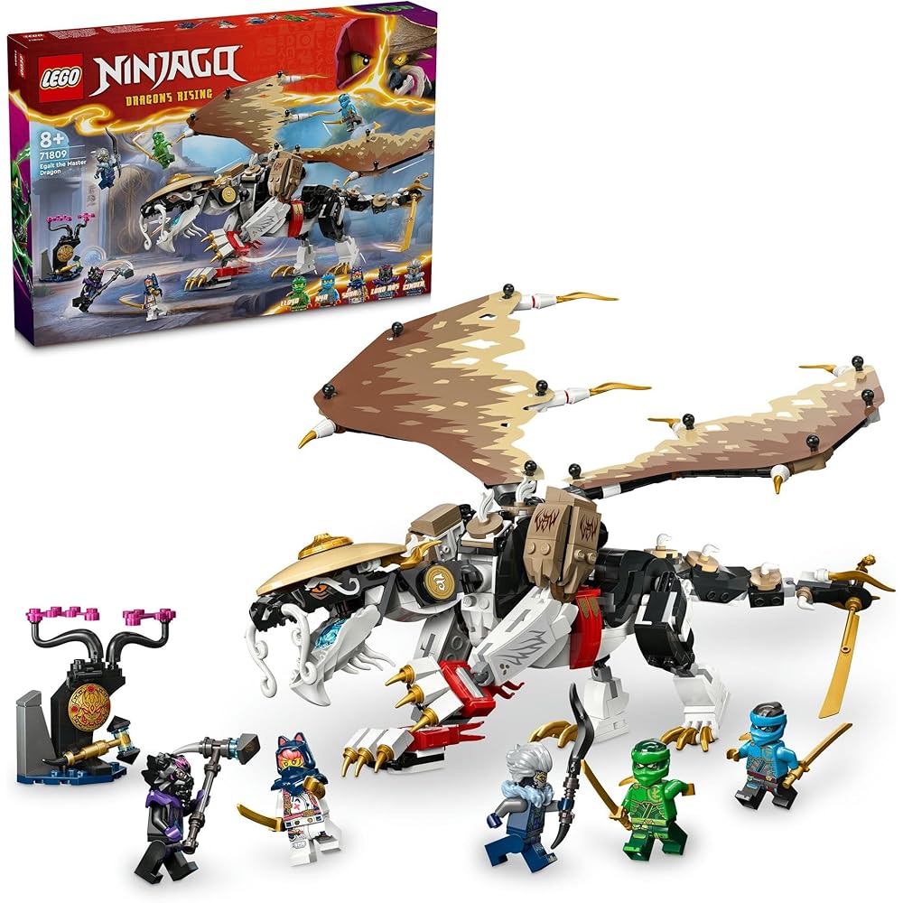 LEGO Ninjago Master Dragon Igor Building Toy for Kids Ages 8-10, Block Set for Boys and Girls, Robot Theme
LEGO Ninjago Master Dragon Igor Building Toy for Kids Ages 8-10, Block Set for Boys and Girls, Robot Theme