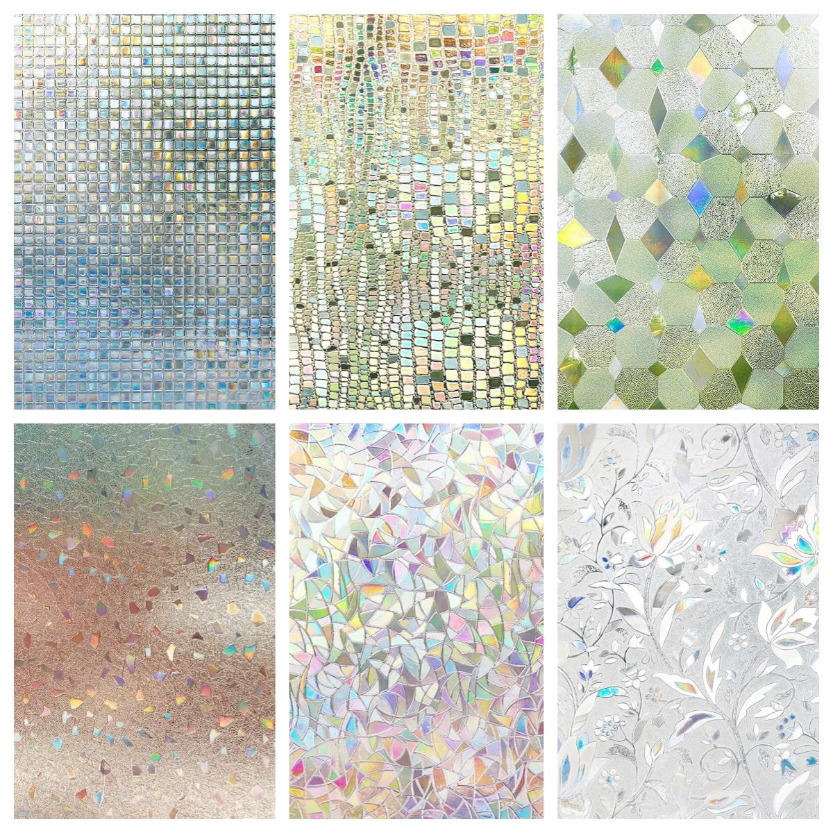 2/3M Window Privacy Film Static Cling Window Clings Vinyl 3D Window Decals Control Anti UV Window Stickers Rainbow Window Film 30x100 cm
2/3M Window Privacy Film Static Cling Window Clings Vinyl 3D Window Decals Control Anti UV Window Stickers Rainbow Window Film 30x100 cm