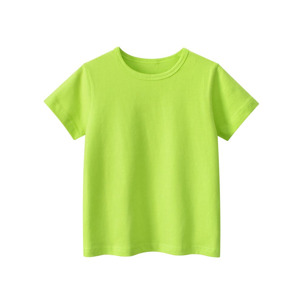 Children s short-sleeved T-shirt, boys summer solid color round neck baby versatile half-sleeved top 140cm
Children s short-sleeved T-shirt, boys summer solid color round neck baby versatile half-sleeved top 140cm