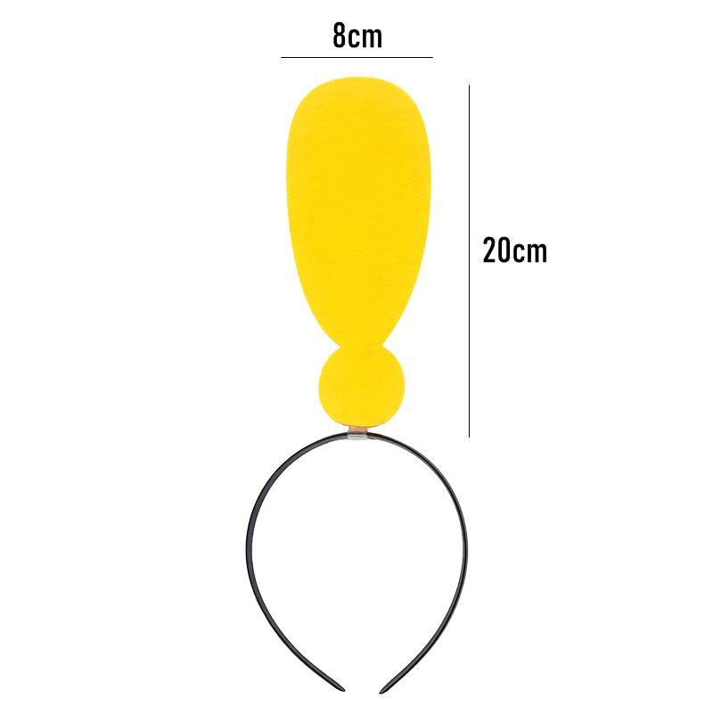 Custom Cartoon Headband with Arrow, Question and Exclamation Marks - Heart-Shaped Head Hoop, Anti-Lost Buckle Hair Accessory
Custom Cartoon Headband with Arrow, Question and Exclamation Marks - Heart-Shaped Head Hoop, Anti-Lost Buckle Hair Accessory