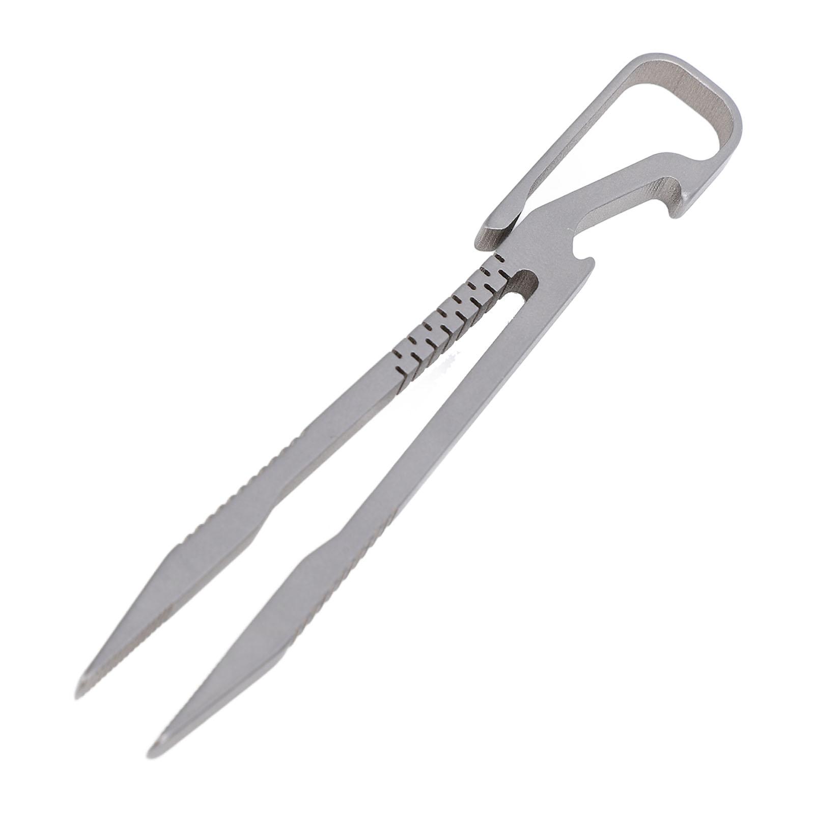 Small Tweezer Professional Ti Alloy Mini Keychain Tweezer EDC Tweezer Bottle Opener for Camping Travel Outdoor
Small Tweezer Professional Ti Alloy Mini Keychain Tweezer EDC Tweezer Bottle Opener for Camping Travel Outdoor