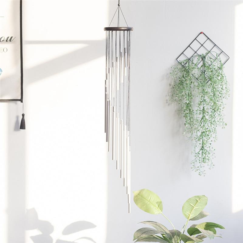 Wind Chime, Garden Chime 18 Silver Metal Tubes And Hooks For Patio Outdoor Decoration Home Decoration Durable Easy To Use
Wind Chime, Garden Chime 18 Silver Metal Tubes And Hooks For Patio Outdoor Decoration Home Decoration Durable Easy To Use