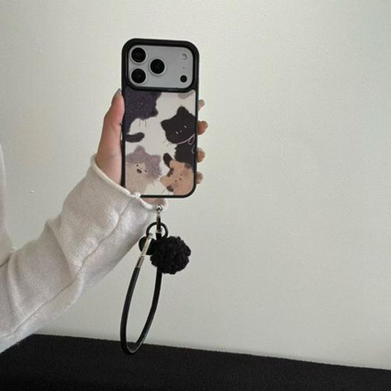 Niche Cute Cat Illustration Phone Case for iPhone 16 Pro Max, 17P, 15, 14 with Girly Heart Design 16 Pro Max
Niche Cute Cat Illustration Phone Case for iPhone 16 Pro Max, 17P, 15, 14 with Girly Heart Design 16 Pro Max