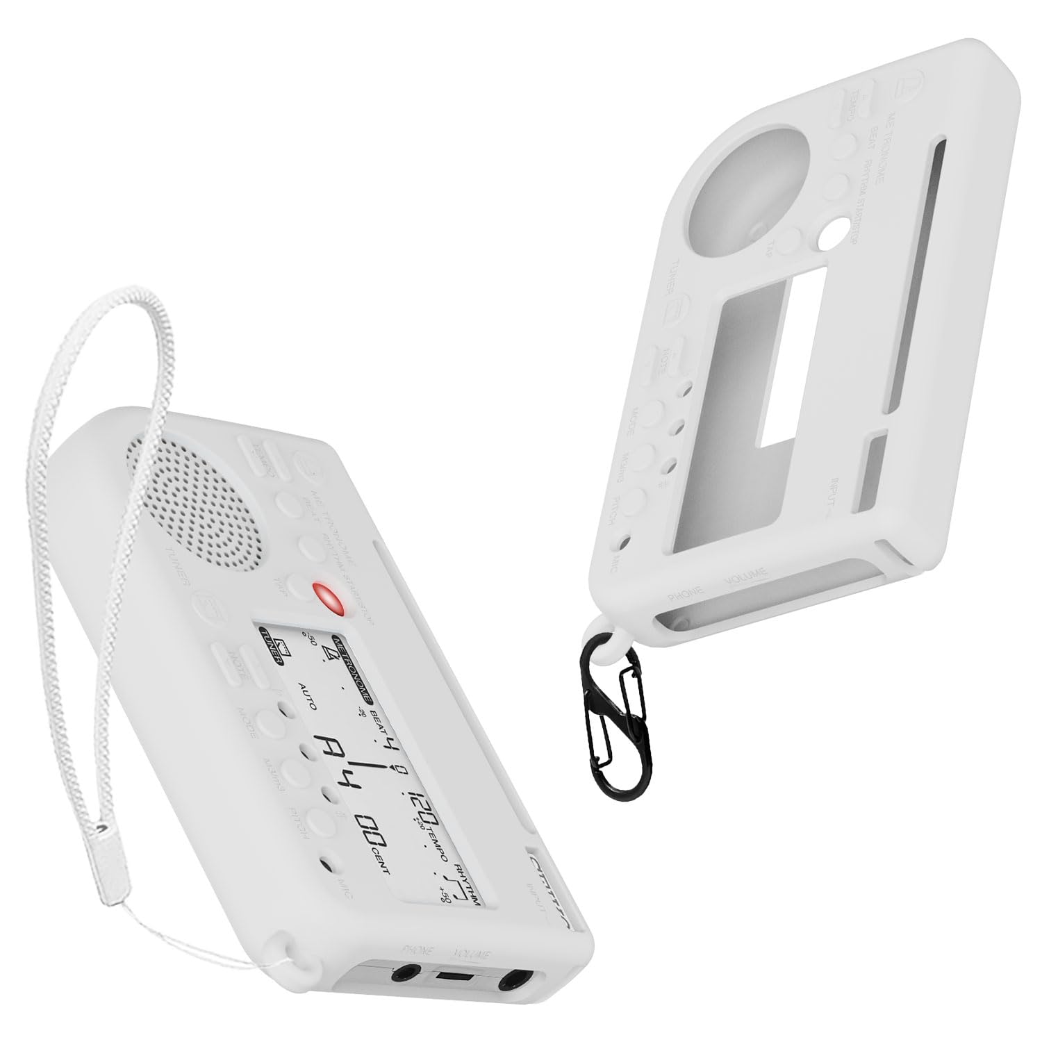 LAZIRO Case for SEIKO Metronome & Tuner. Features a loss prevention hook, lightweight, scratch-resistant, dustproof, and shock-absorbing silica gel
LAZIRO Case for SEIKO Metronome & Tuner. Features a loss prevention hook, lightweight, scratch-resistant, dustproof, and shock-absorbing silica gel