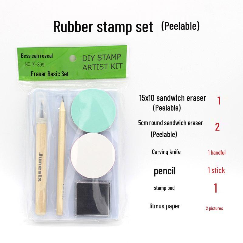 Beginner Carving Rubber Stamp DIY Kit - Student Handmade Material Set
Beginner Carving Rubber Stamp DIY Kit - Student Handmade Material Set