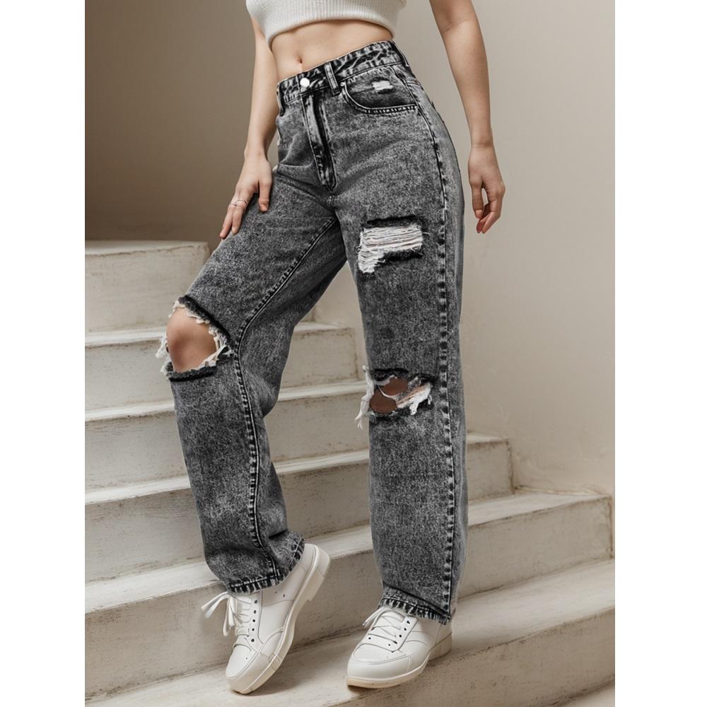 Женские рваные джинсы Streetwear Denim Jeans Ladies Regluar Straight Long Pants Pantalones de mujer XL
Женские рваные джинсы Streetwear Denim Jeans Ladies Regluar Straight Long Pants Pantalones de mujer XL