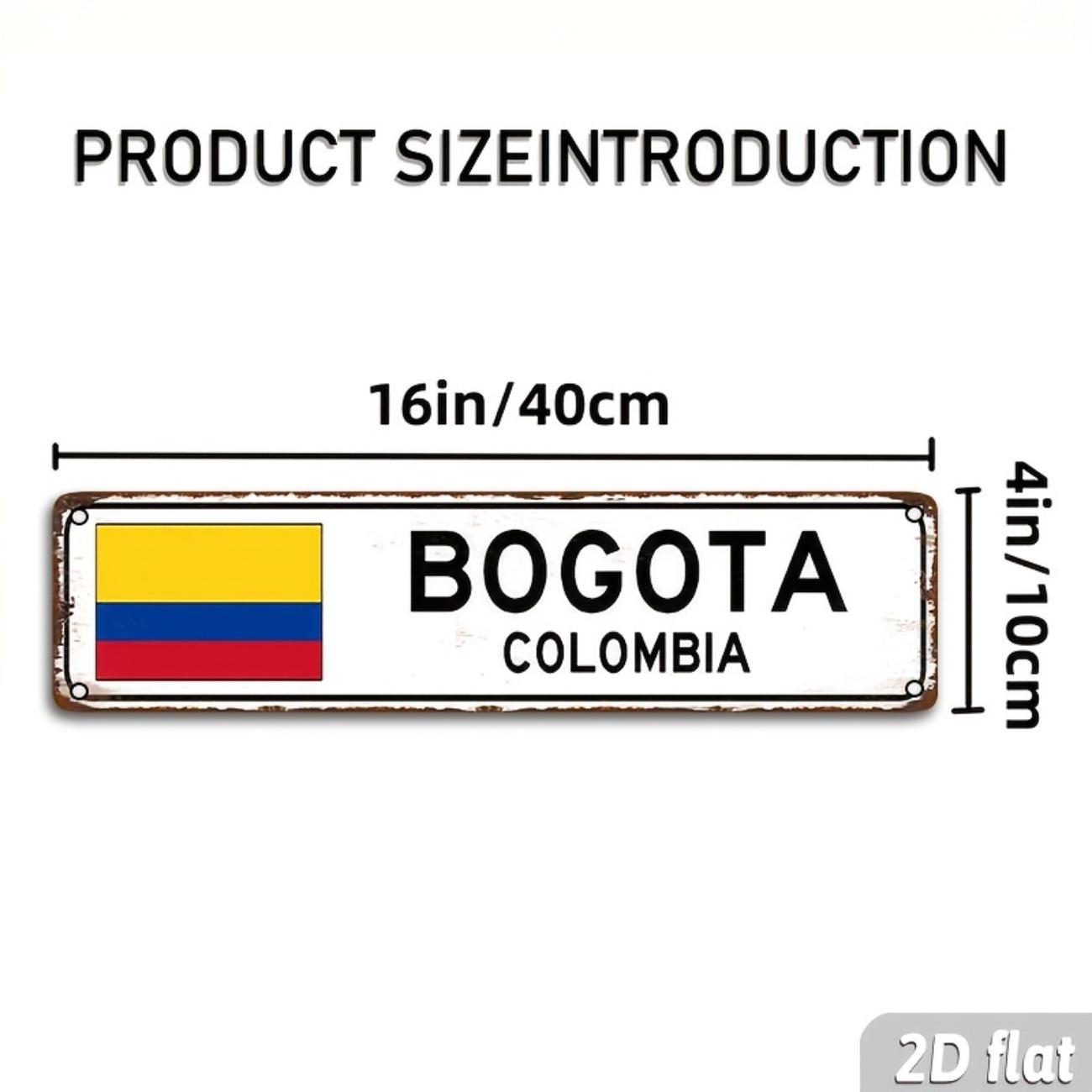 Винтажная алюминиевая металлическая табличка с флагом Колумбии 40x10 см для домашнего бара, кафе, настенный декор красный
Винтажная алюминиевая металлическая табличка с флагом Колумбии 40x10 см для домашнего бара, кафе, настенный декор красный
