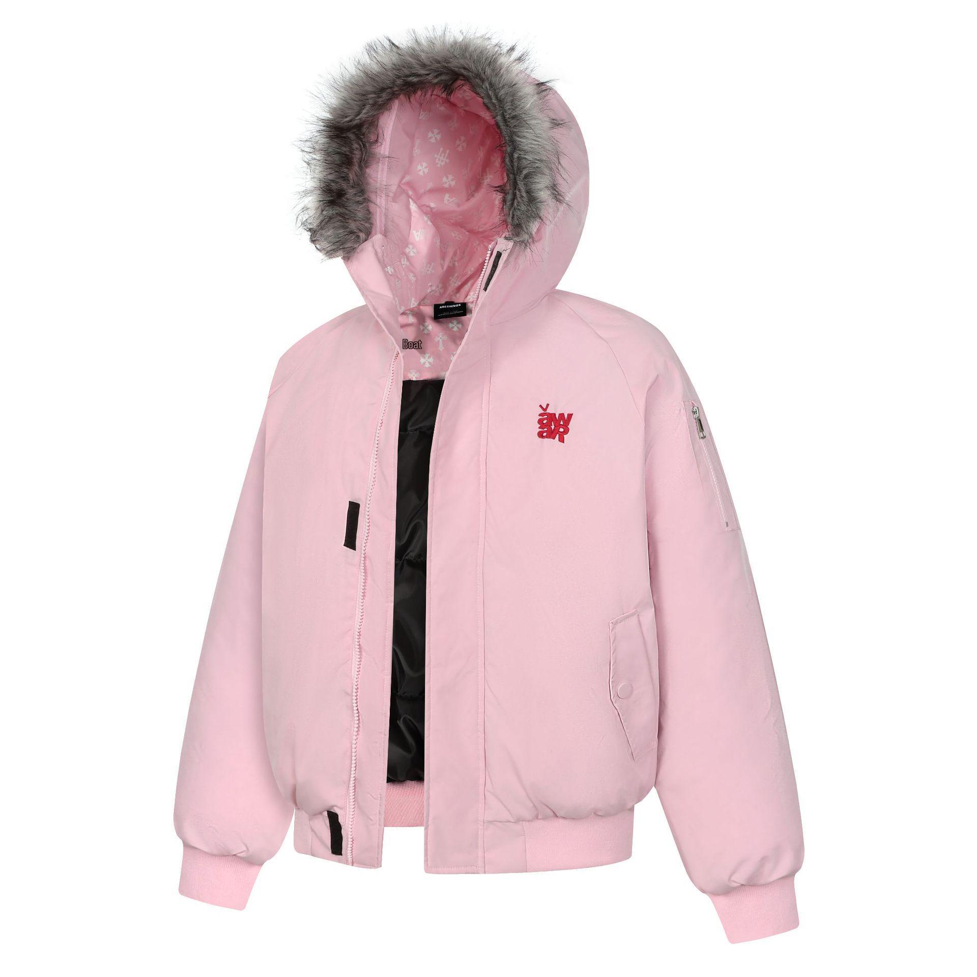 ARES Men s Retro Winter Jacket with Markhor Print and Detachable Fur Collar L рожевий
ARES Men s Retro Winter Jacket with Markhor Print and Detachable Fur Collar L рожевий