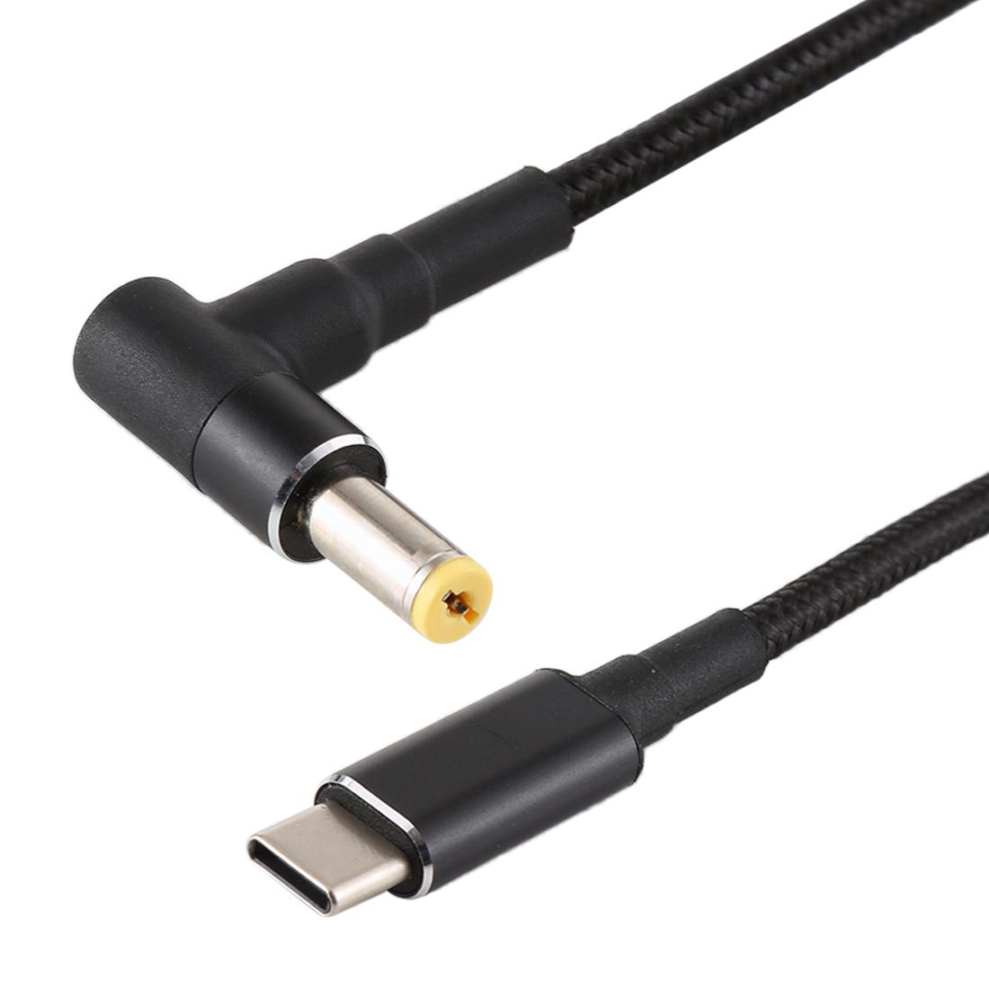 PD 100W 5.5 x 1.7mm Elbow Male to Type-C Male Nylon Braided Power Cable 1.8m As Shown A
PD 100W 5.5 x 1.7mm Elbow Male to Type-C Male Nylon Braided Power Cable 1.8m As Shown A