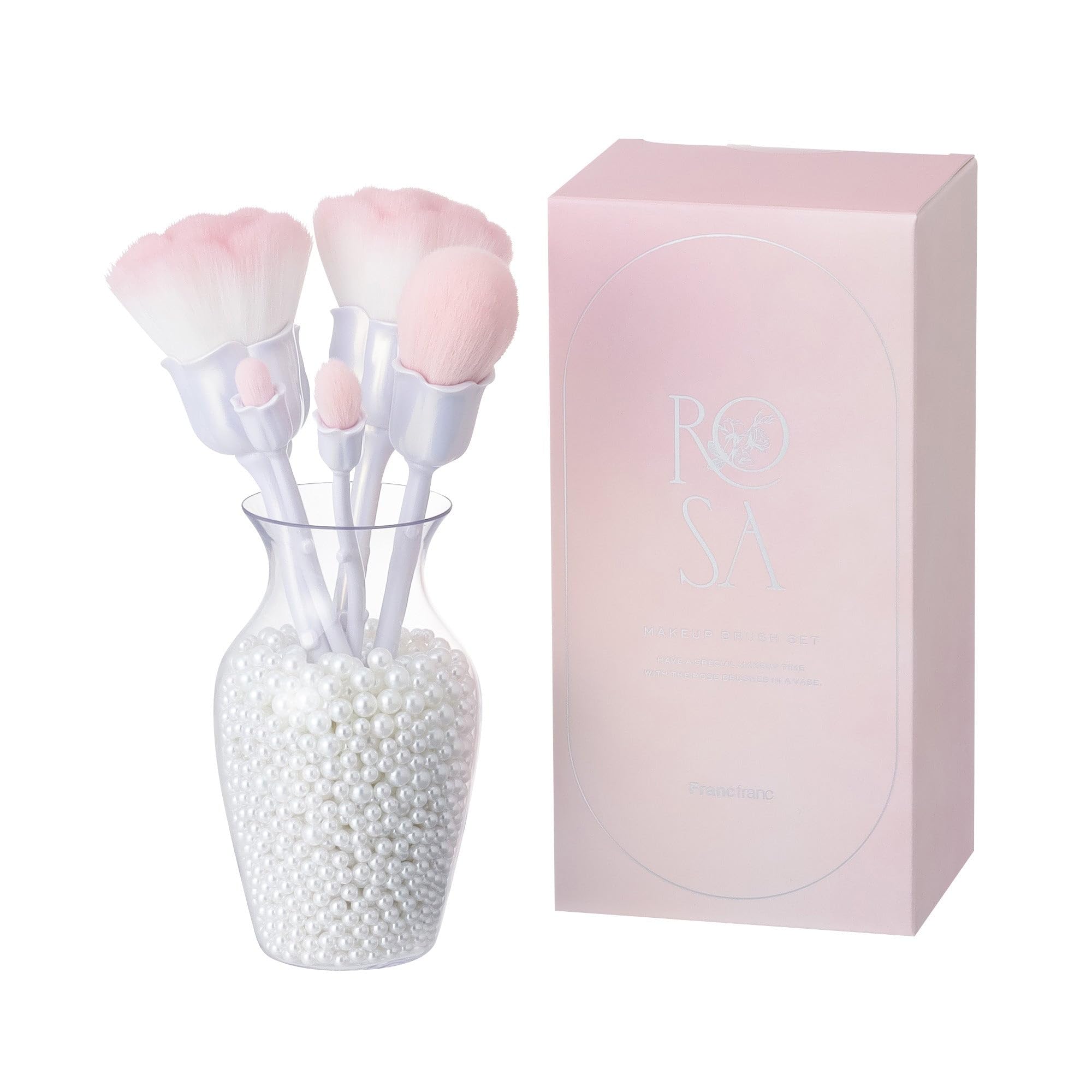Francfranc Rossa Makeup Brush Set Pink рожевий
Francfranc Rossa Makeup Brush Set Pink рожевий