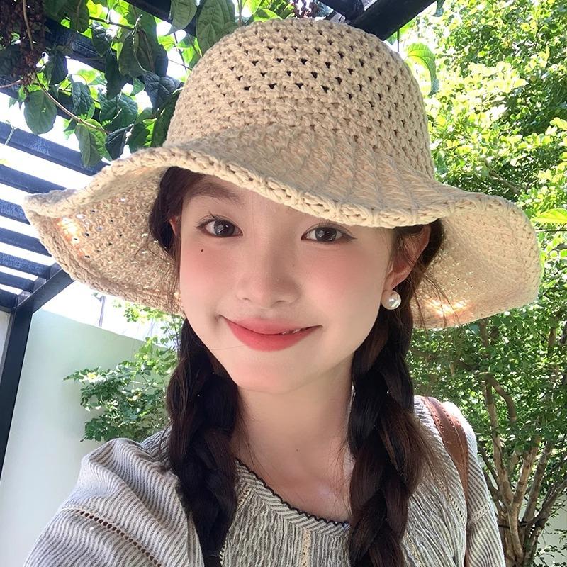 Women s Crochet Knit Straw Bucket Hat Wide Brim Hollow Sun Hat UV Protection for Summer Beach & Outdoor Activities one size бежевый
Women s Crochet Knit Straw Bucket Hat Wide Brim Hollow Sun Hat UV Protection for Summer Beach & Outdoor Activities one size бежевый