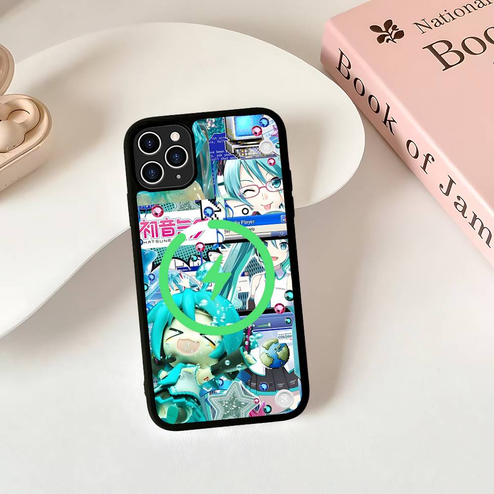 Kawaii H-Hatsune Miku Magnetic Wireless Phone Case For IPhone 17 16 15 14 Plus 13 12 11 Pro Max iPhone 17 Air
Kawaii H-Hatsune Miku Magnetic Wireless Phone Case For IPhone 17 16 15 14 Plus 13 12 11 Pro Max iPhone 17 Air