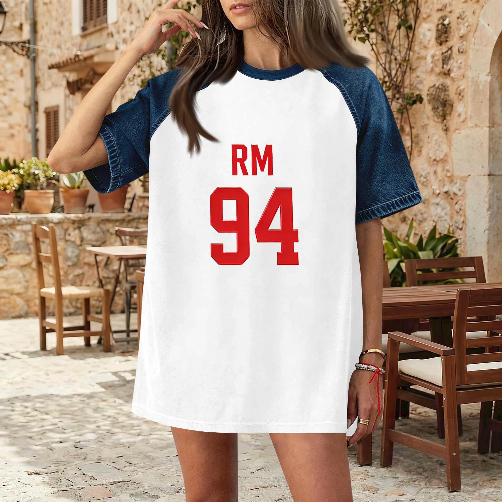 Women s Denim Patchwork Top, Casual Short-sleeved Comfortable T-shirt, Fashionable For Spring And Summer. XXL білий
Women s Denim Patchwork Top, Casual Short-sleeved Comfortable T-shirt, Fashionable For Spring And Summer. XXL білий