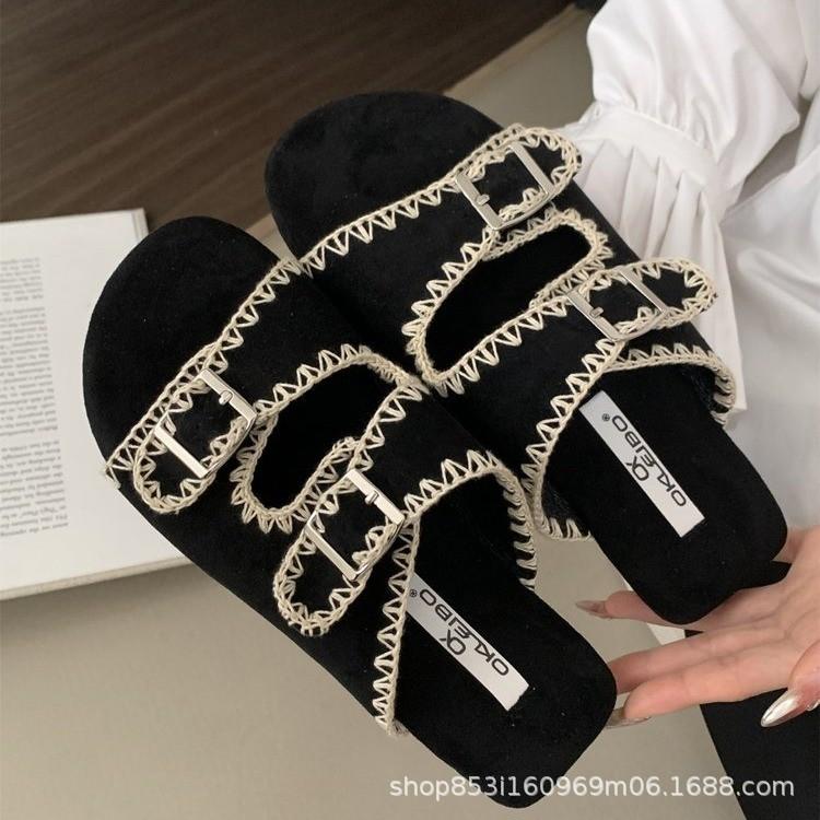 Flat bottom outer wear belt buckle cool slippers women 2025 summer European station new outer wear yellow beach cool slippers women 35 чёрный
Flat bottom outer wear belt buckle cool slippers women 2025 summer European station new outer wear yellow beach cool slippers women 35 чёрный