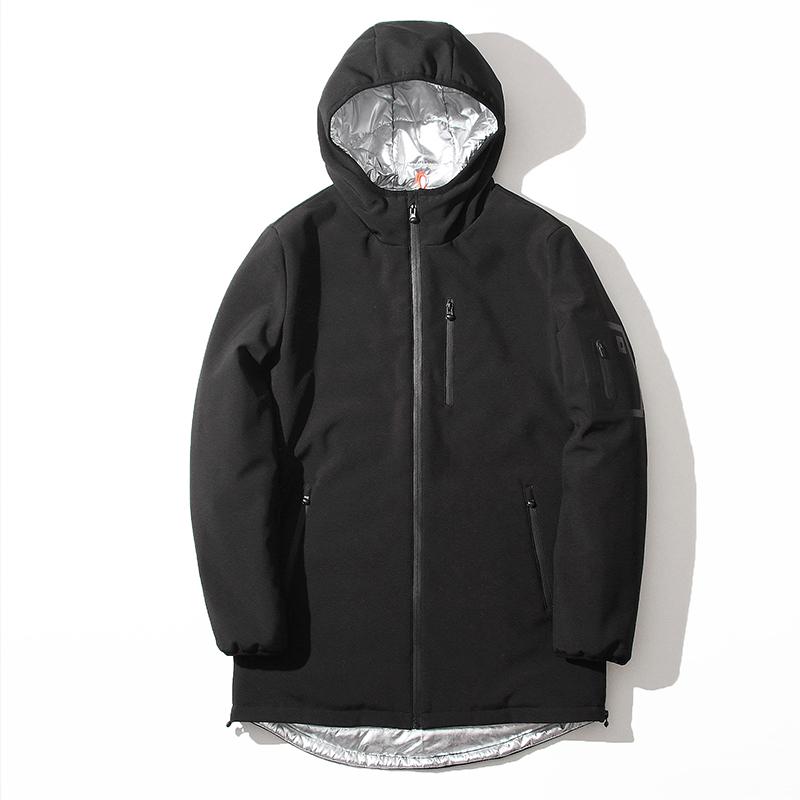 Зимняя длинная куртка с капюшоном, тренчкот, черная ветровка, модное мужское пальто L чёрный
Зимняя длинная куртка с капюшоном, тренчкот, черная ветровка, модное мужское пальто L чёрный