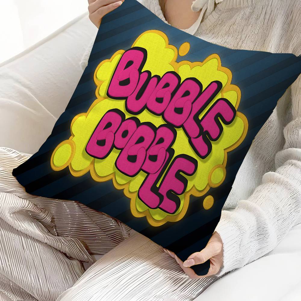 Cartoon Bubble Bobble Game Stitch Lucky Dragon pillow cover sofa cushion cover home room decoration children gift 12x12Inch
Cartoon Bubble Bobble Game Stitch Lucky Dragon pillow cover sofa cushion cover home room decoration children gift 12x12Inch