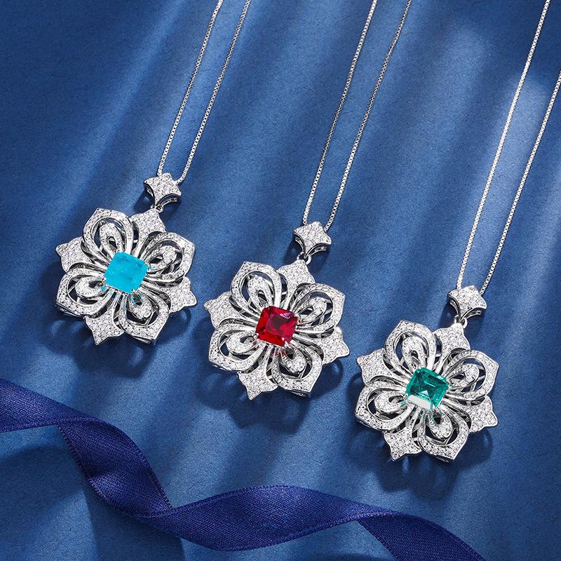 Jewelry Copper Bottom Gold-Plated Imitation Colored Treasure Square Diamond 8 * 8 Camellia Pendant Necklace Female
Jewelry Copper Bottom Gold-Plated Imitation Colored Treasure Square Diamond 8 * 8 Camellia Pendant Necklace Female