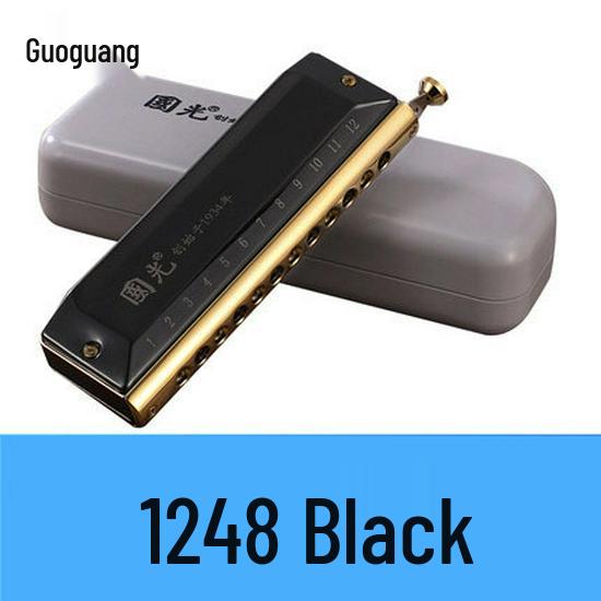 Guoguang Chromatic Harmonica: 12 & 16 Hole for Adult Professional or Beginner Use
Guoguang Chromatic Harmonica: 12 & 16 Hole for Adult Professional or Beginner Use