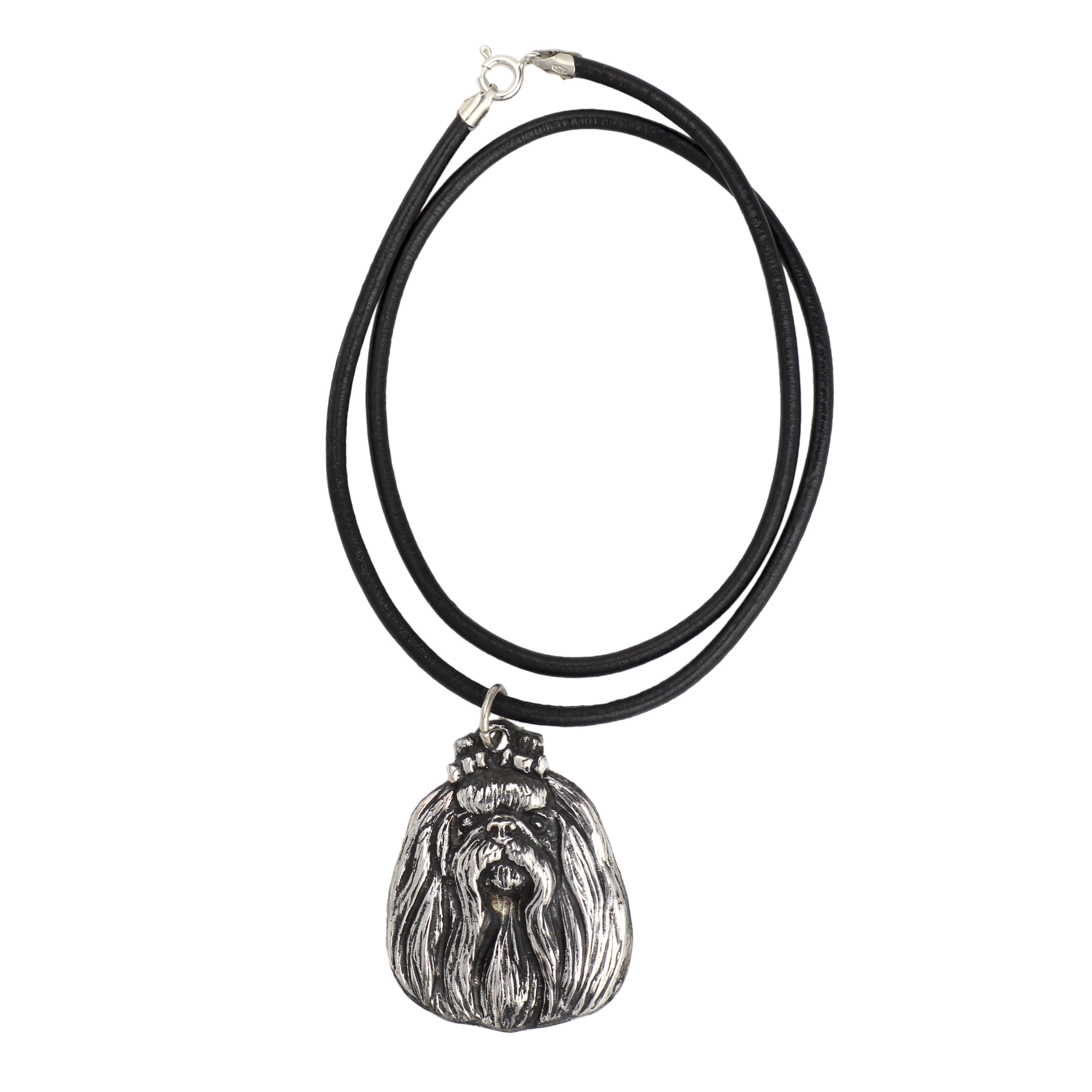 Maltese - Necklace with dog, silver-plated pendant for dog fan, unique jewelry by Art-Dog brand срібний
Maltese - Necklace with dog, silver-plated pendant for dog fan, unique jewelry by Art-Dog brand срібний