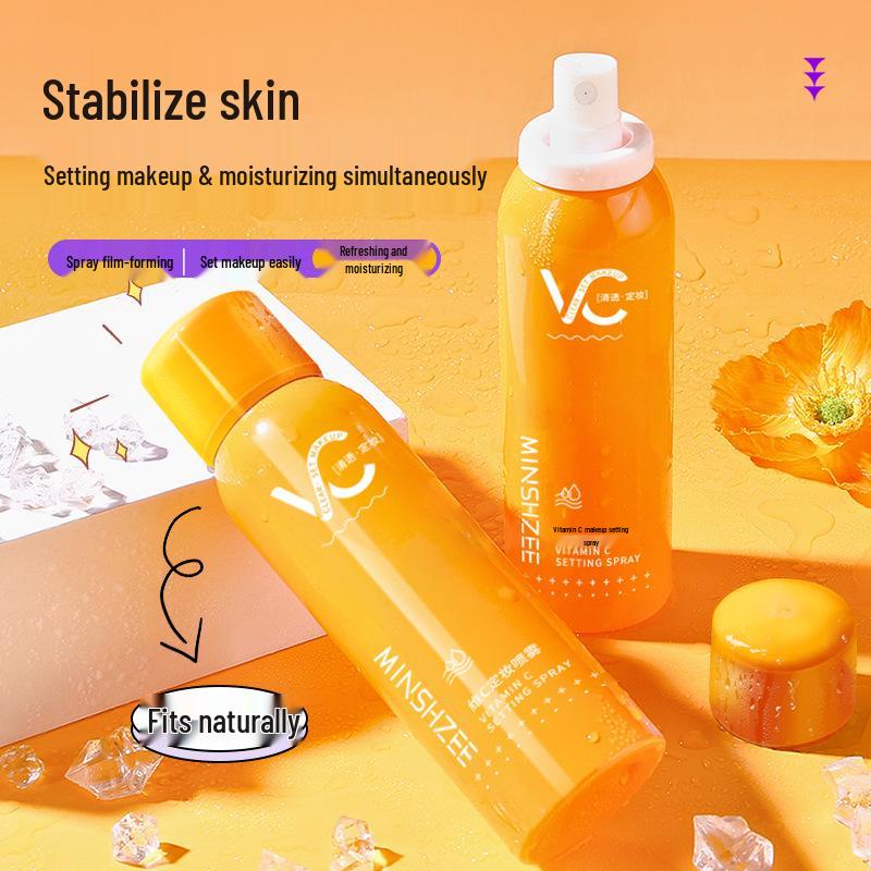 MINSHZEE Спрей для фиксации с витамином C: Стойкий фиксатор макияжа, Антиоксидант, Увлажняющий, Свежесть для женщин.
MINSHZEE Спрей для фиксации с витамином C: Стойкий фиксатор макияжа, Антиоксидант, Увлажняющий, Свежесть для женщин.