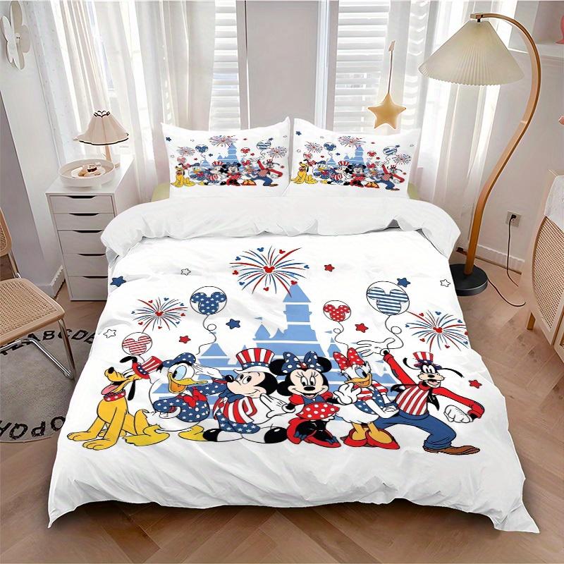 3pcs set Disney, Patriotic, Celebration print bedding quilt cover, soft and comfortable quilt cover suitable for bedroom and guest room16 135x200cm
3pcs set Disney, Patriotic, Celebration print bedding quilt cover, soft and comfortable quilt cover suitable for bedroom and guest room16 135x200cm