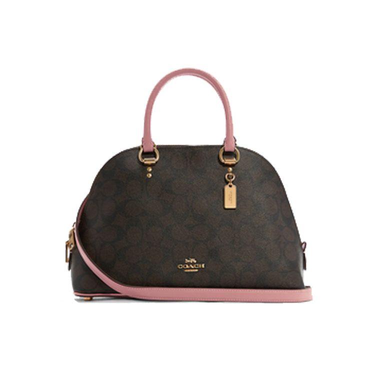 Coach Katy 30 Monogram Canvas And Leather Shell Bag With Detachable Shoulder Strap Women Handbags Cherry-Blossom-Pink Dark-Brown 2558-IMTL9 Basic Set (Bag+Dust Bag)
Coach Katy 30 Monogram Canvas And Leather Shell Bag With Detachable Shoulder Strap Women Handbags Cherry-Blossom-Pink Dark-Brown 2558-IMTL9 Basic Set (Bag+Dust Bag)