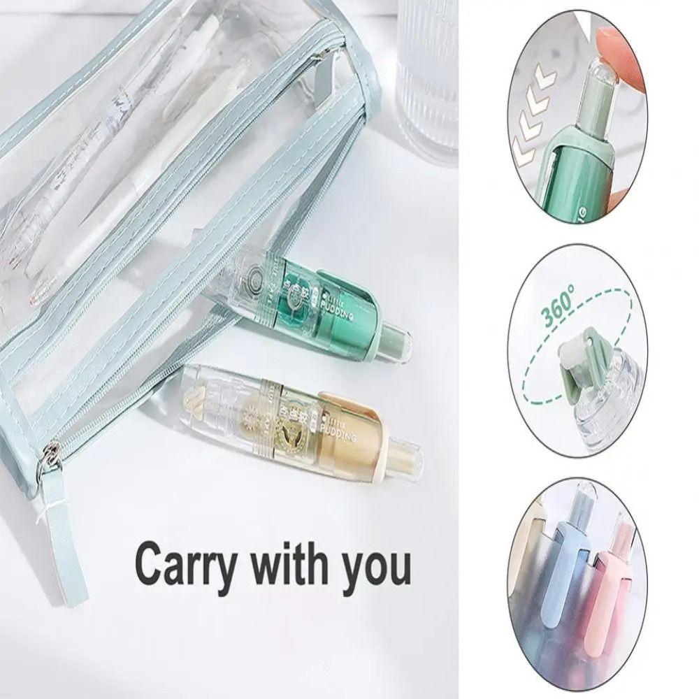 Eraserable Dispensing Glue Correction Belt Type Double-Sided Glue Dispensing Pen School Office style2 white
Eraserable Dispensing Glue Correction Belt Type Double-Sided Glue Dispensing Pen School Office style2 white