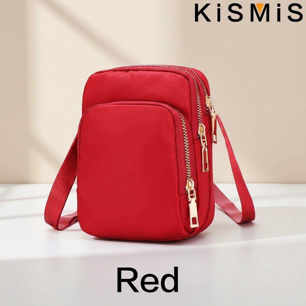 Fashion Womens Nylon Crossbody Bag Mobile Phone Pouch Adjustable Shoulder Purse Casual Ladies Handbag червоний
Fashion Womens Nylon Crossbody Bag Mobile Phone Pouch Adjustable Shoulder Purse Casual Ladies Handbag червоний
