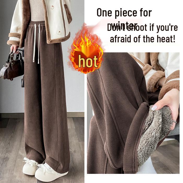 Corduroy & Velvet Wide-Leg Women s Pants - Thickened Winter Straight Fit with Lambswool & Cotton 3XL
Corduroy & Velvet Wide-Leg Women s Pants - Thickened Winter Straight Fit with Lambswool & Cotton 3XL