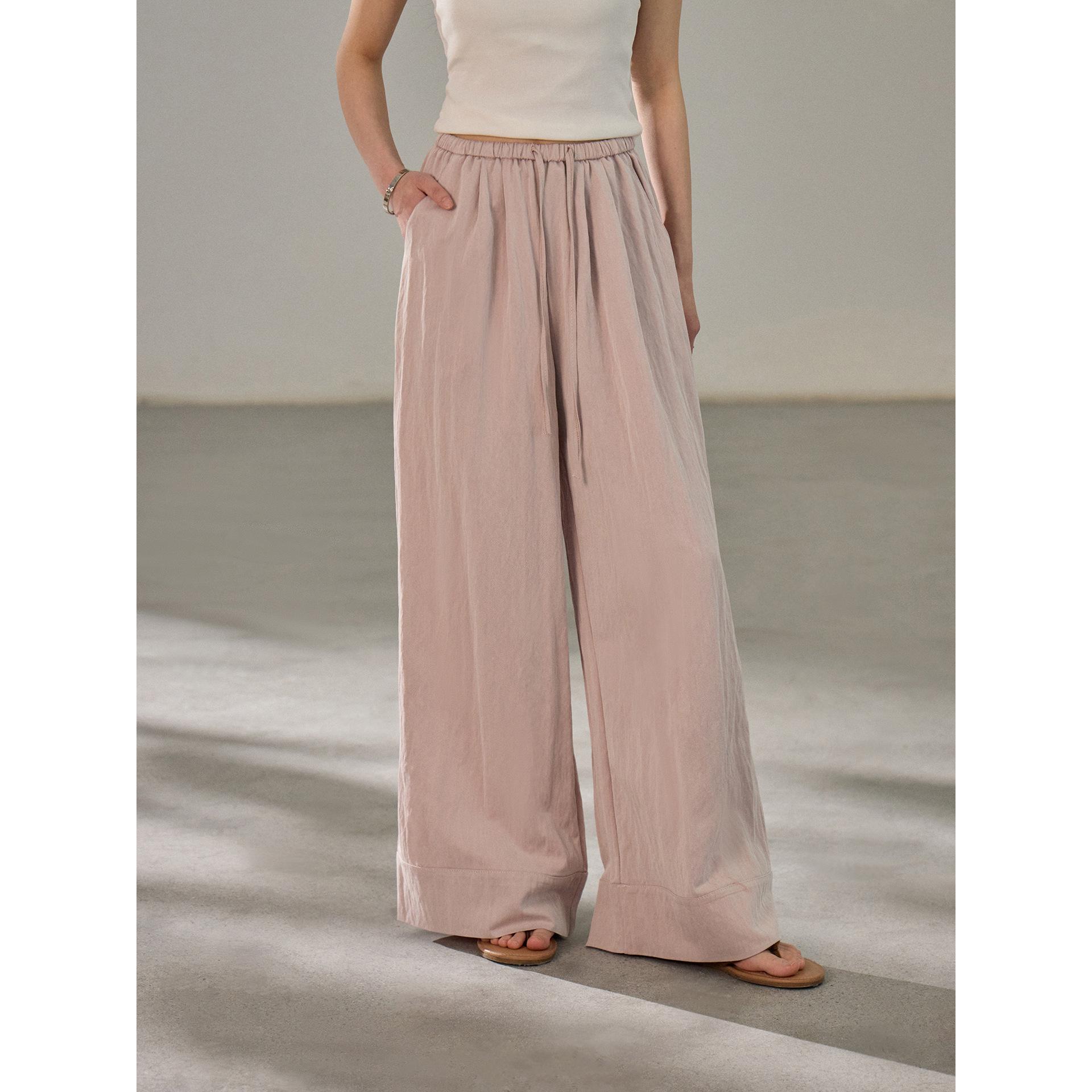Ge Ming Korean Style Elastic Waist Drawstring Cropped Pants for Women - High Waist, Casual, Spring Collection, SN006 One Size (85-135 kg) рожевий
Ge Ming Korean Style Elastic Waist Drawstring Cropped Pants for Women - High Waist, Casual, Spring Collection, SN006 One Size (85-135 kg) рожевий