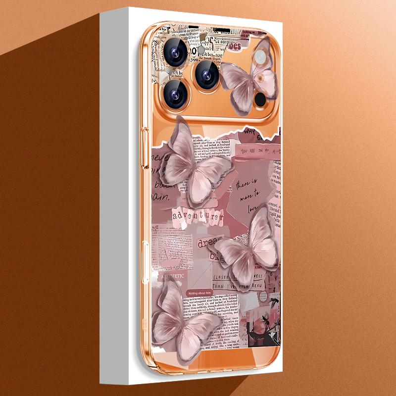 Creative Butterfly Print Transparent Phone Case For iPhone 17 16 15 14 13 Pro Max 17 Pro 11 Clear Crystal Shockproof Hard Cover iPhone17
Creative Butterfly Print Transparent Phone Case For iPhone 17 16 15 14 13 Pro Max 17 Pro 11 Clear Crystal Shockproof Hard Cover iPhone17