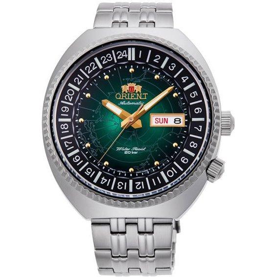 ORIENT Men s RN-AA0E02E (Men s Metal Revival World Map) Round Watch Silver Stainless Steel Analog
ORIENT Men s RN-AA0E02E (Men s Metal Revival World Map) Round Watch Silver Stainless Steel Analog