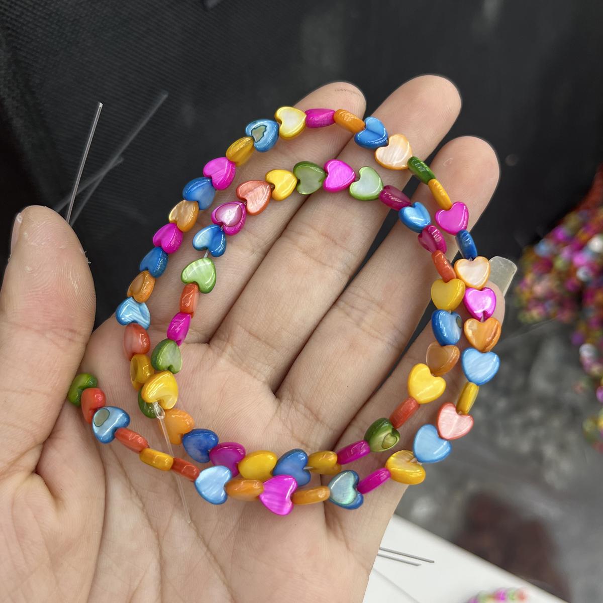 1String, Handmade Heart Beads, 6×6mm, Colourful Natural Shells Loose Spacer Beads for Jewelry Making DIY Necklace Bracelet Accessories, 38cm 1String/6×6mm-38cm різнокольоровий
1String, Handmade Heart Beads, 6×6mm, Colourful Natural Shells Loose Spacer Beads for Jewelry Making DIY Necklace Bracelet Accessories, 38cm 1String/6×6mm-38cm різнокольоровий