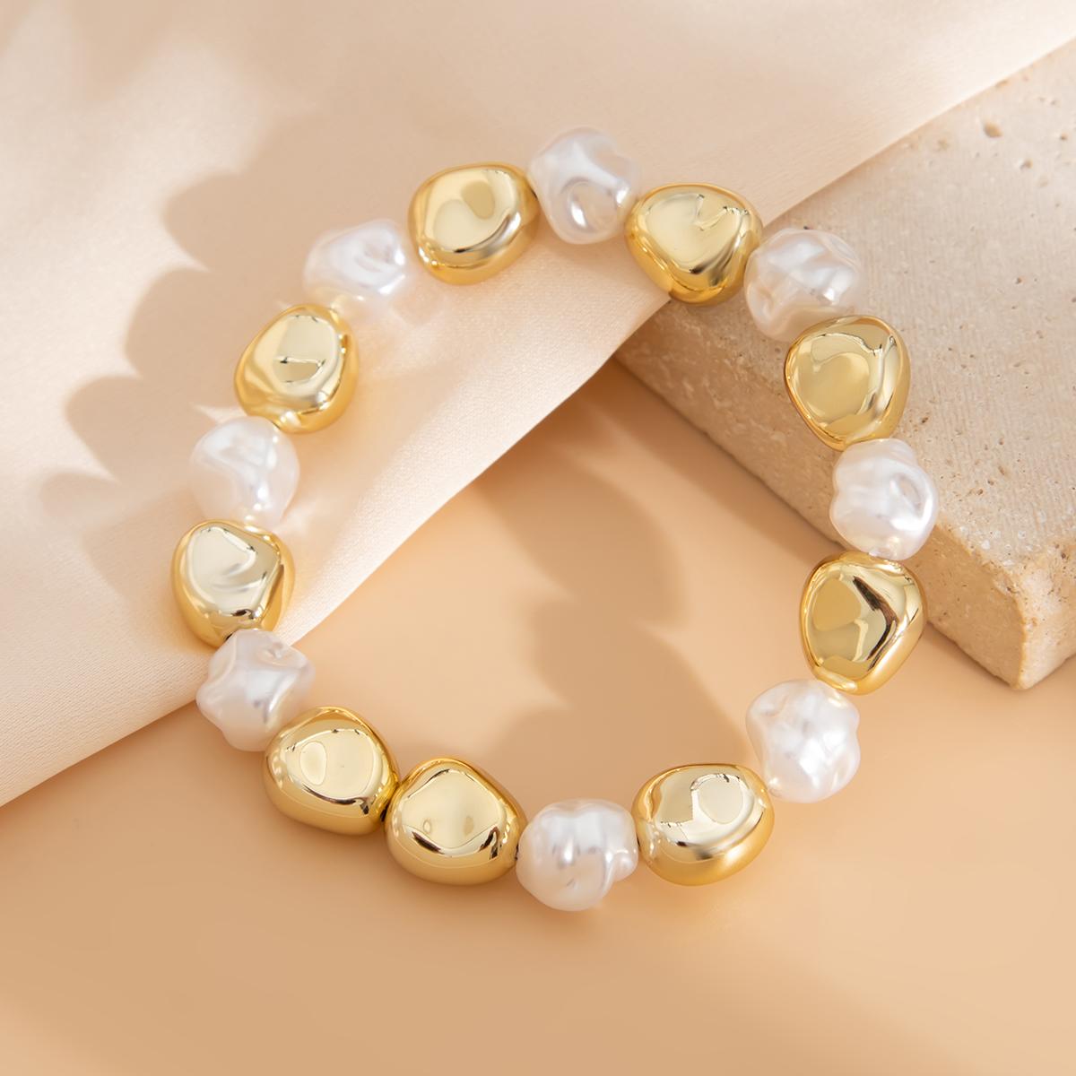 Ingemark Exaggerated Retro Imitation Pearl Metal Bangles Women Creative Punk Hip Hop Gold Color Geometric Men Bangles Jewelry
Ingemark Exaggerated Retro Imitation Pearl Metal Bangles Women Creative Punk Hip Hop Gold Color Geometric Men Bangles Jewelry