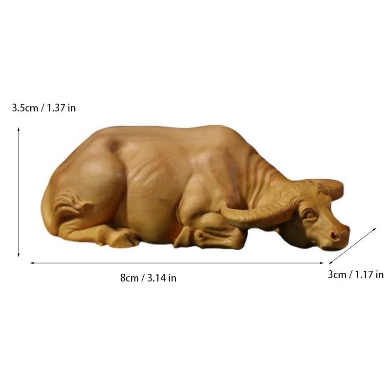 Natural Cypress Zodiac Animal Cow Decorative Figurine Hand-carved Cute Home Room Car Tea Room Decoration Accessories
Natural Cypress Zodiac Animal Cow Decorative Figurine Hand-carved Cute Home Room Car Tea Room Decoration Accessories