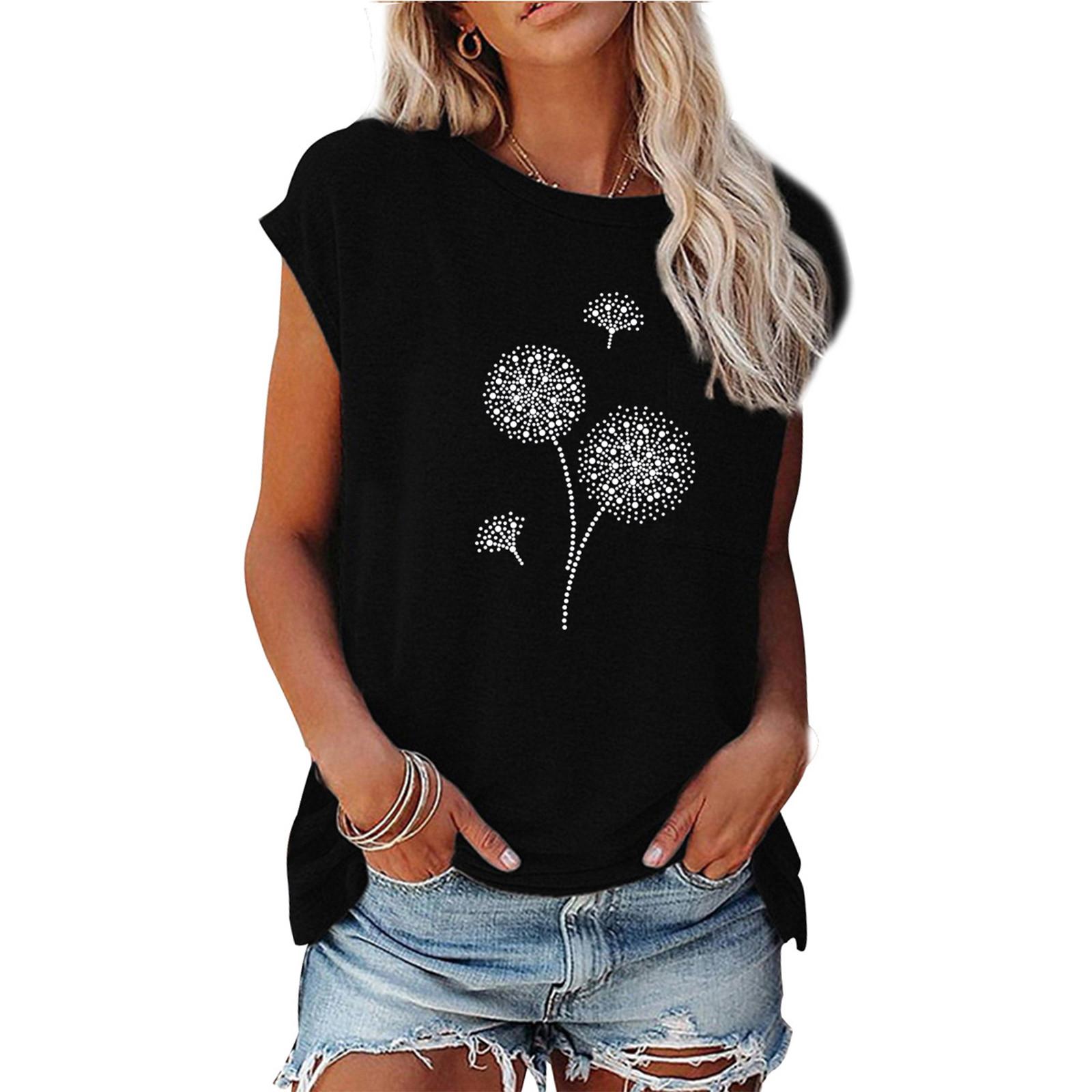Women s Summer Casual Fashion Plant Flowers Printing O-neck Short-sleeves Loose T-shirt Top XXL чорний
Women s Summer Casual Fashion Plant Flowers Printing O-neck Short-sleeves Loose T-shirt Top XXL чорний