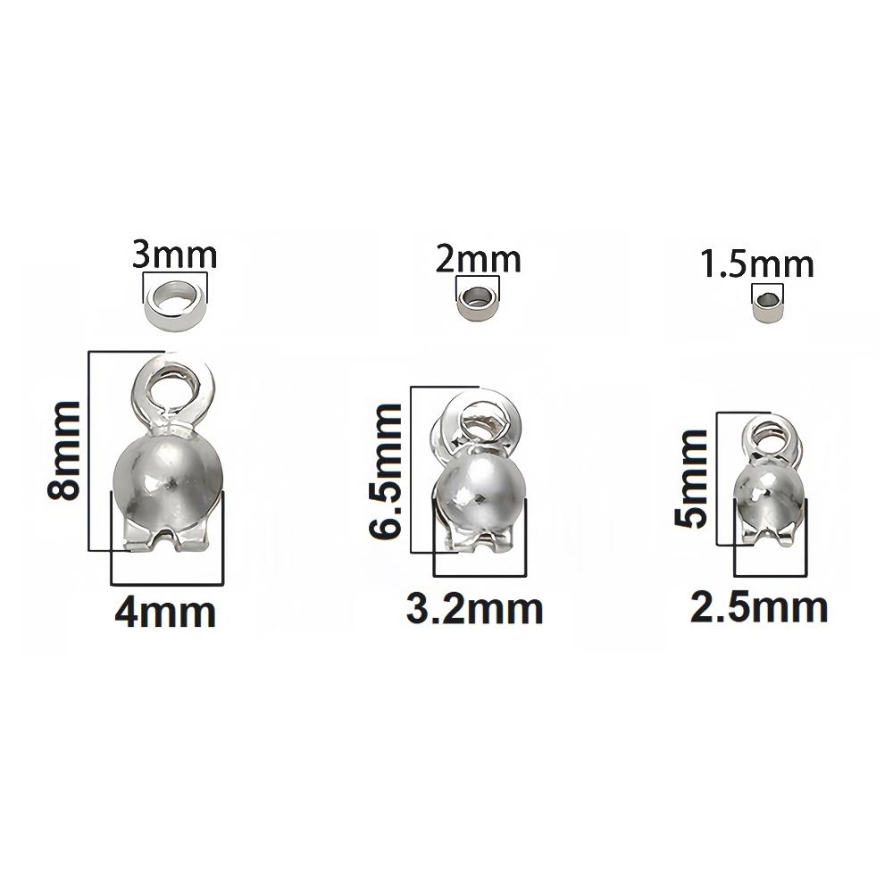 100pcs/lot Gold Plated Connector Clasp Crimp End Beads Stainless Steel for Bracelet Necklace Chains DIY Jewelry Making Supplies 3.2x6.5mm
100pcs/lot Gold Plated Connector Clasp Crimp End Beads Stainless Steel for Bracelet Necklace Chains DIY Jewelry Making Supplies 3.2x6.5mm