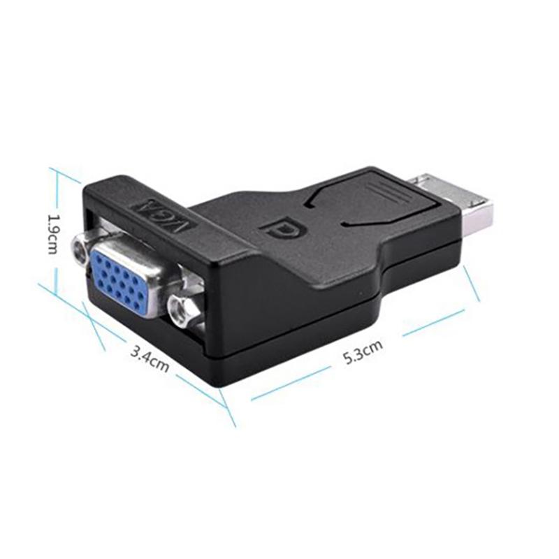 DP to VGA Converter Graphics Card Video DisplayPort Adapter Extend Cable Splitter for PC Computer Laptop Monitor Connect Plug
DP to VGA Converter Graphics Card Video DisplayPort Adapter Extend Cable Splitter for PC Computer Laptop Monitor Connect Plug