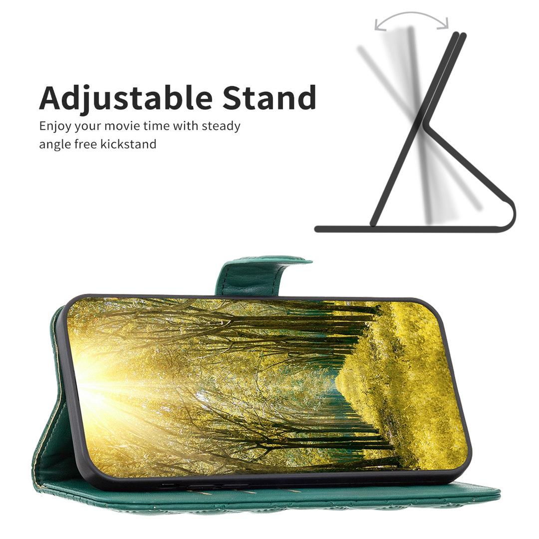 BINFEN COLOR for iPhone 13 Pro Max 6.7 inch BF Style-14 Shockproof Flip Case Imprinted Rhombus Pattern Anti-fall PU Leather Wallet Cover with Stand Green
BINFEN COLOR for iPhone 13 Pro Max 6.7 inch BF Style-14 Shockproof Flip Case Imprinted Rhombus Pattern Anti-fall PU Leather Wallet Cover with Stand Green