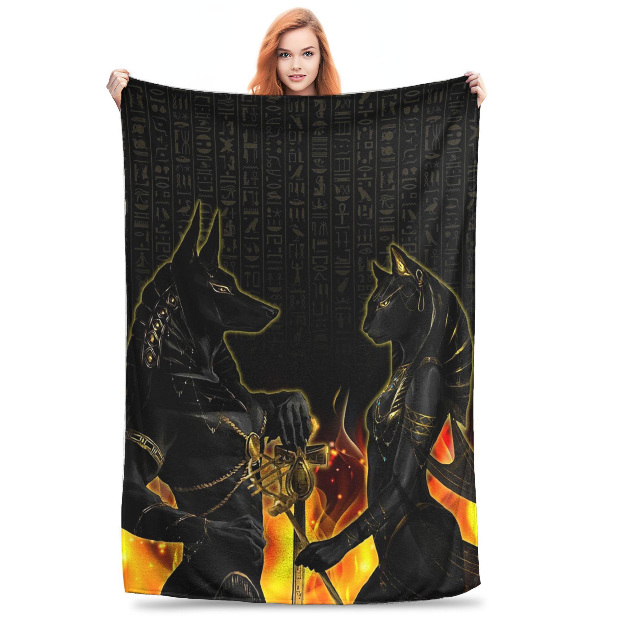 Anubis Bastet Ancient Egyptian Mythology Culture Blankets Multi-function Fleece Throw Blanket for Bedroom Throws Bedspread Quilt 80x120cm
Anubis Bastet Ancient Egyptian Mythology Culture Blankets Multi-function Fleece Throw Blanket for Bedroom Throws Bedspread Quilt 80x120cm